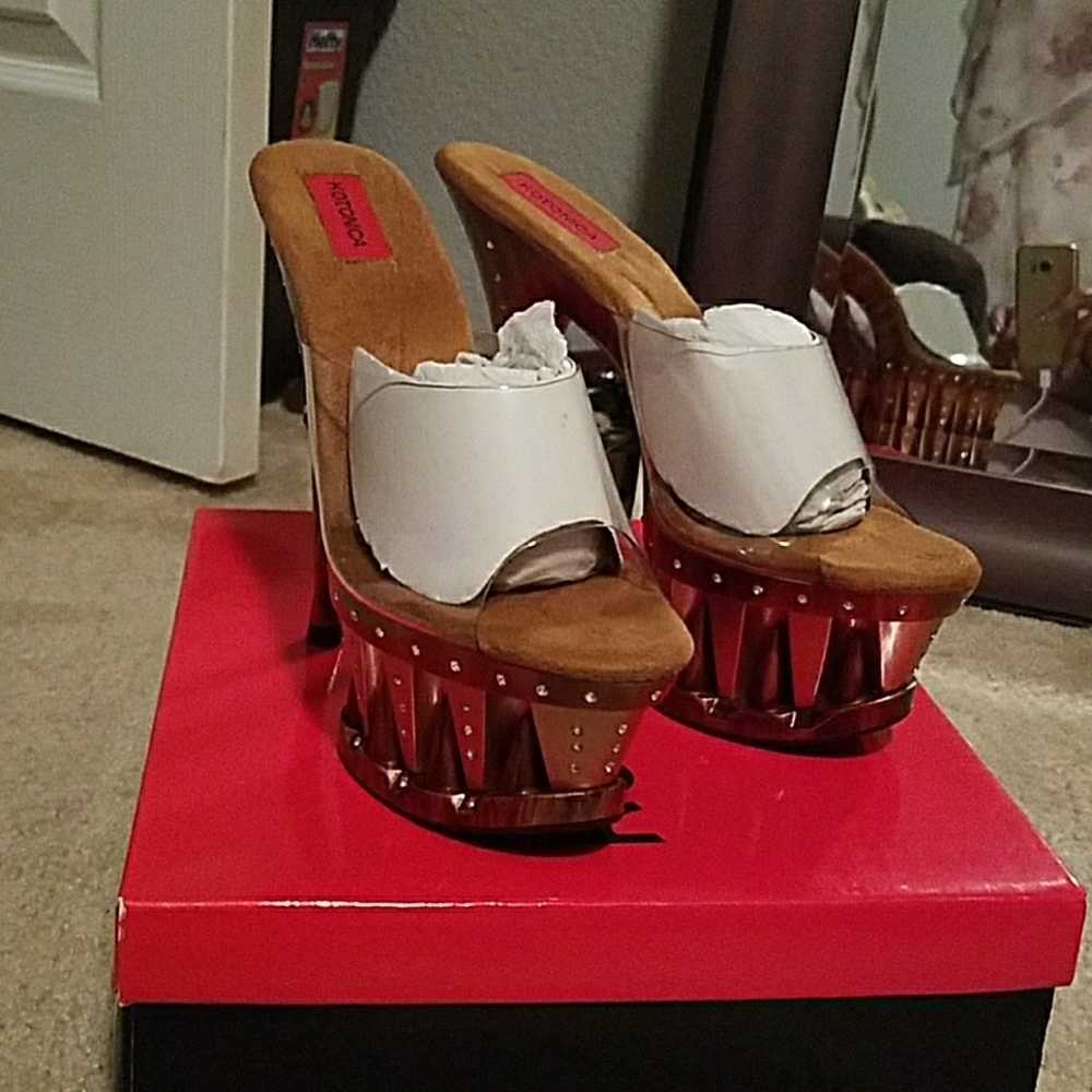 Size 10 Debbie Bronze Kotonica Heels